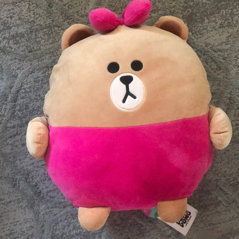 BNWT Line friends squishy pillow